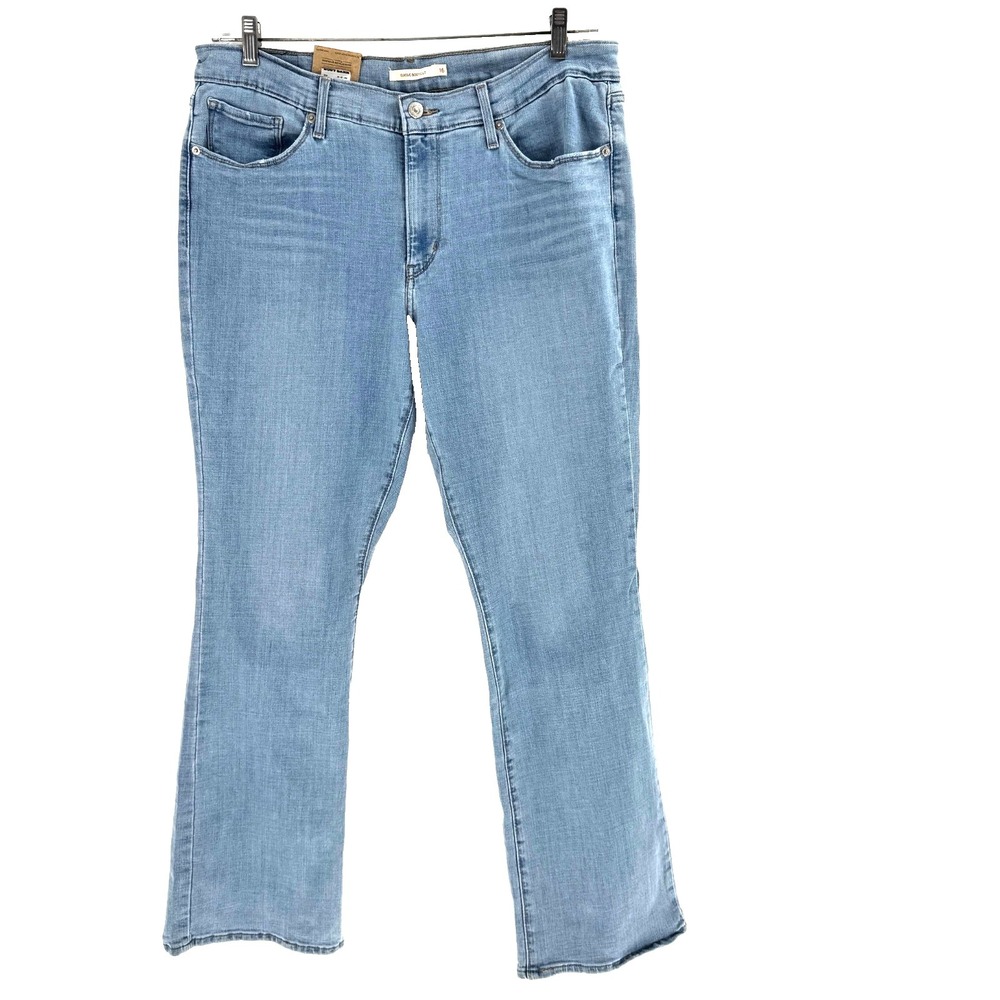 Levis Classic Bootcut‎ Jeans Women 16 Mid Rise Cowgirl Western Rodeo Stretch NEW